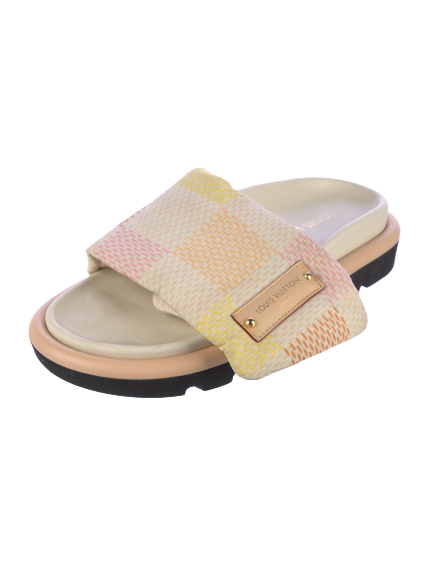 Louis Vuitton Nylon Printed Slides